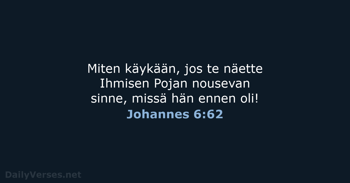 Johannes 6:62 - KR92