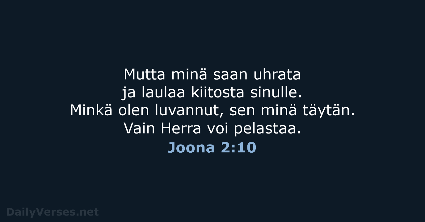Joona 2:10 - KR92