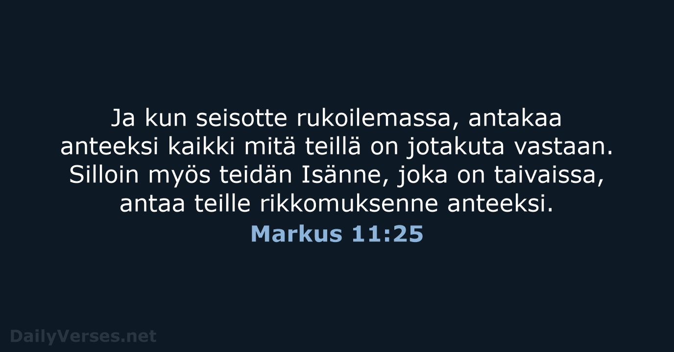 Markus 11:25 - KR92
