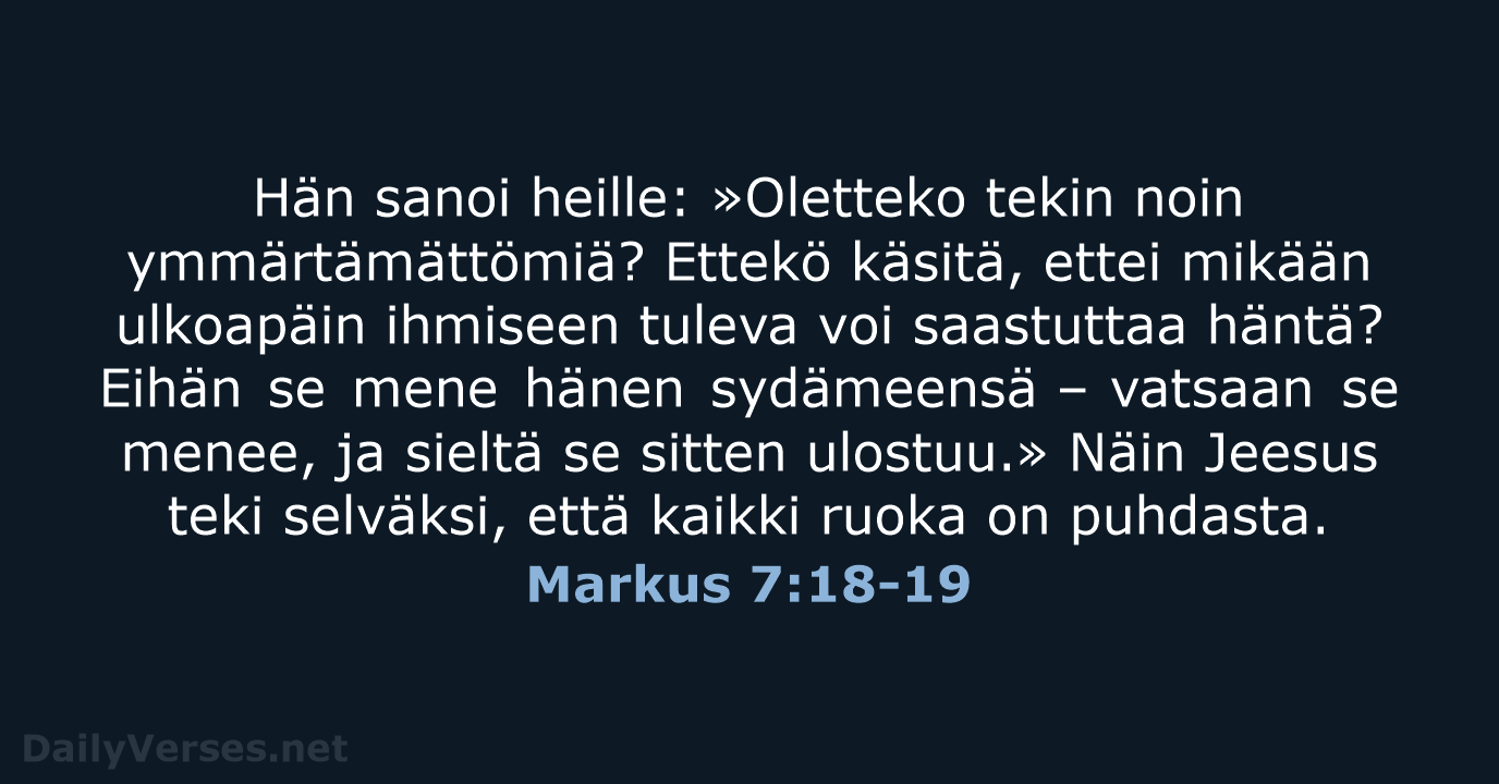 Markus 7:18-19 - KR92