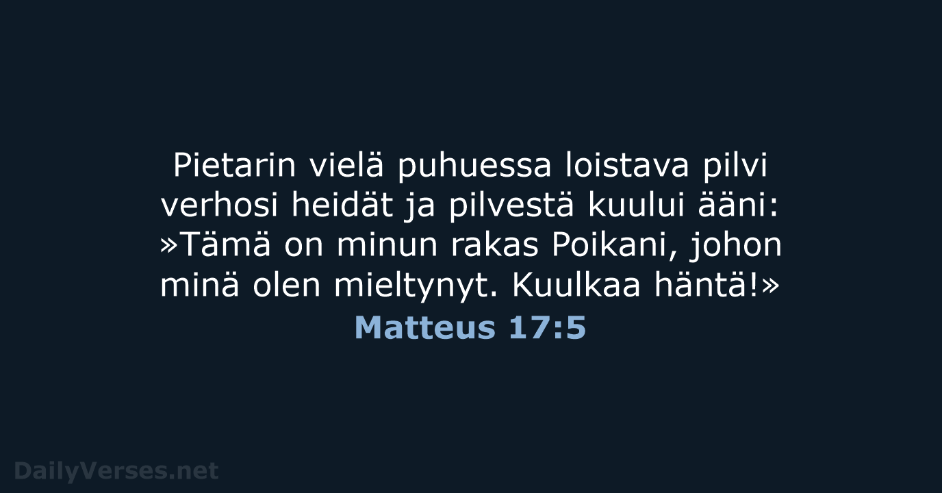 Matteus 17:5 - KR92