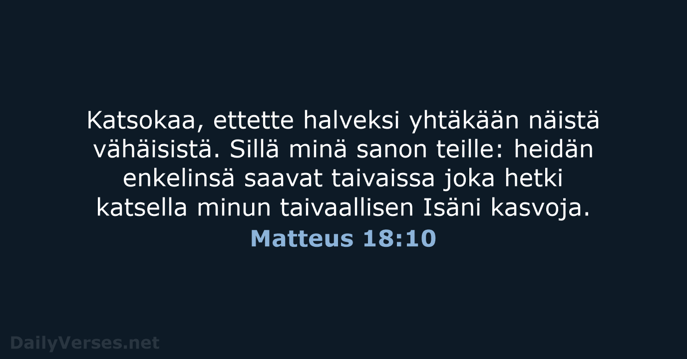 Matteus 18:10 - KR92