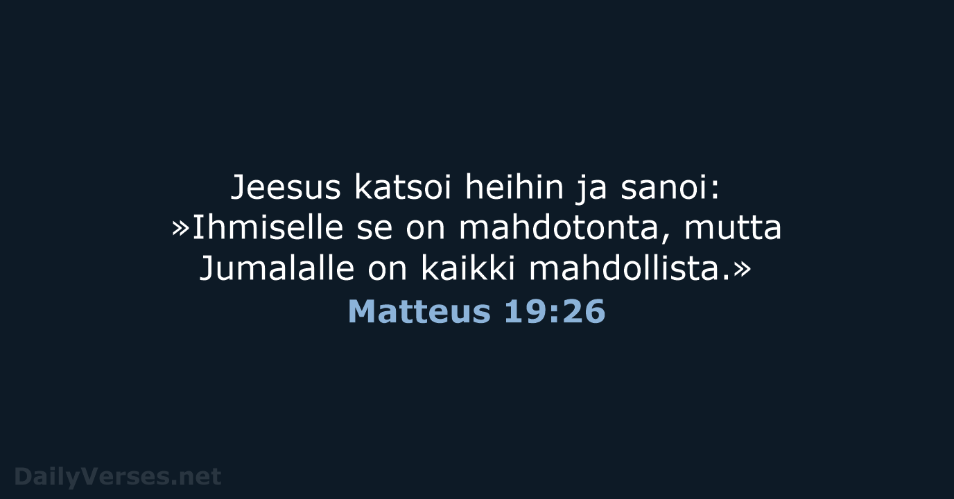 Matteus 19:26 - KR92