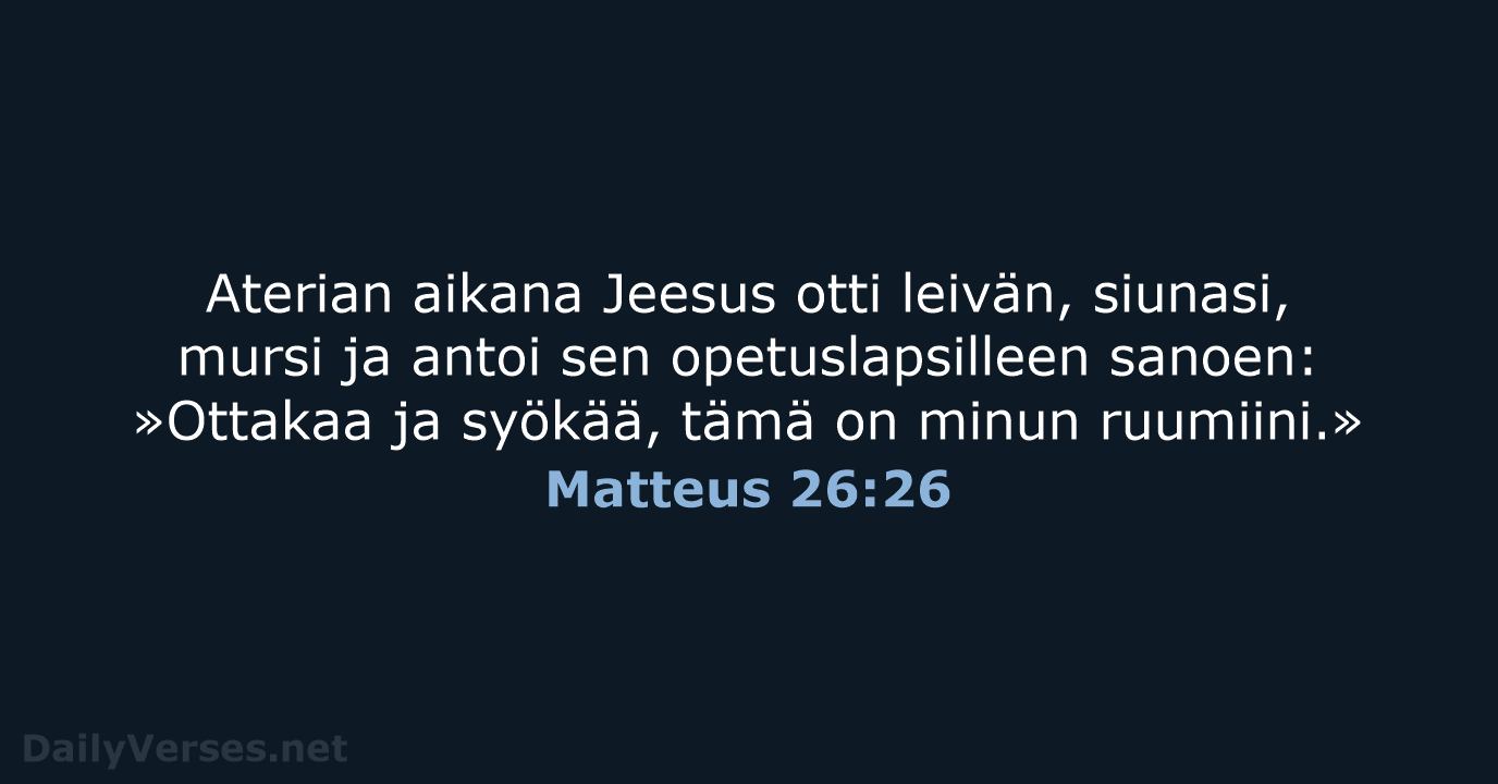 Matteus 26:26 - KR92