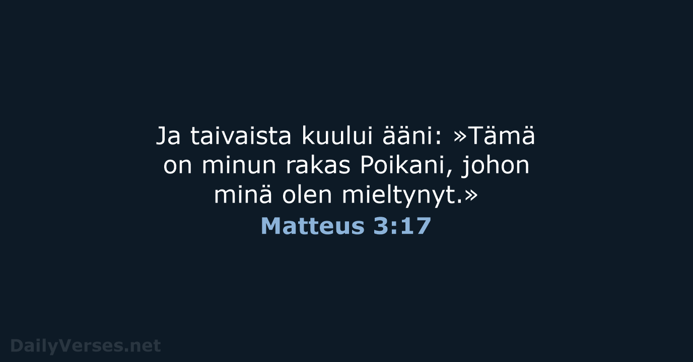 Matteus 3:17 - KR92