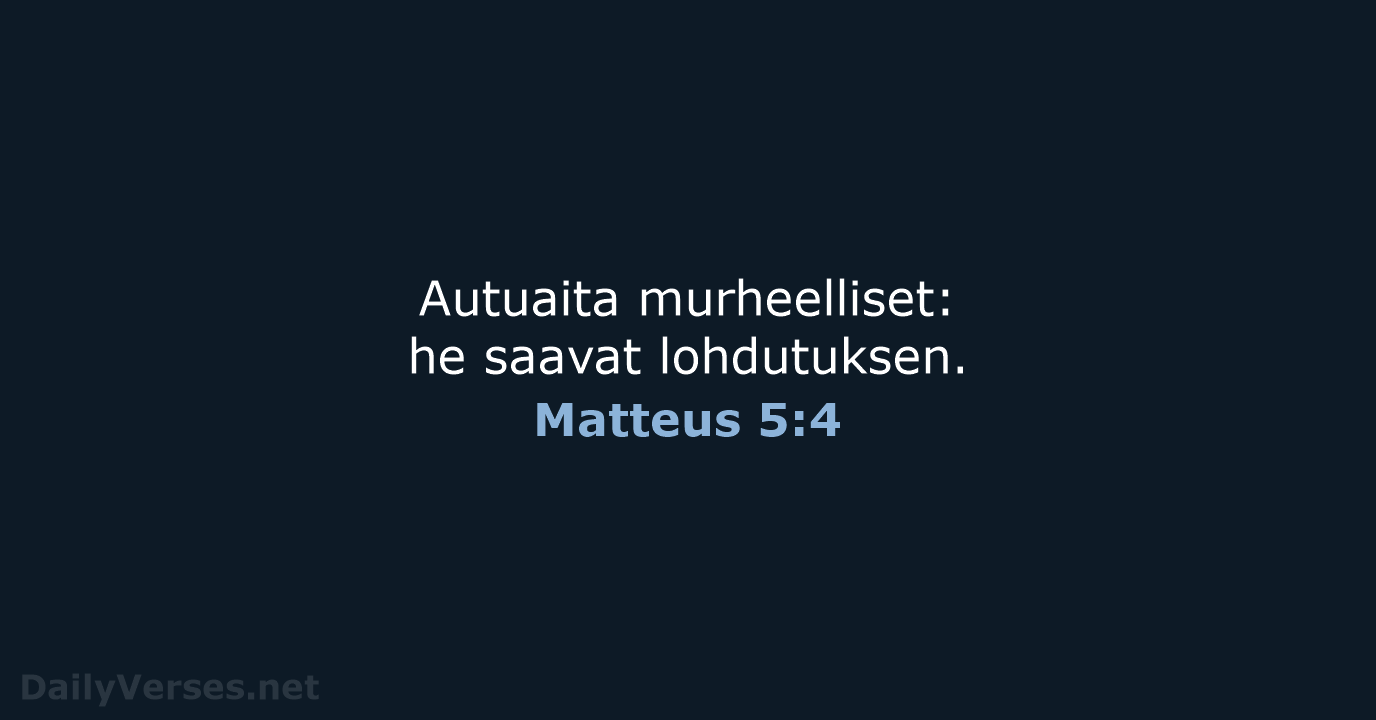 Matteus 5:4 - KR92
