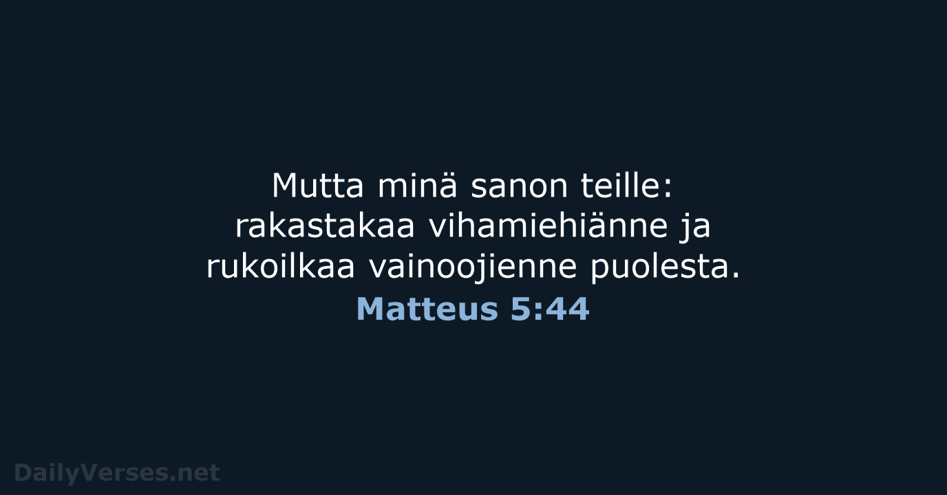 Matteus 5:44 - KR92