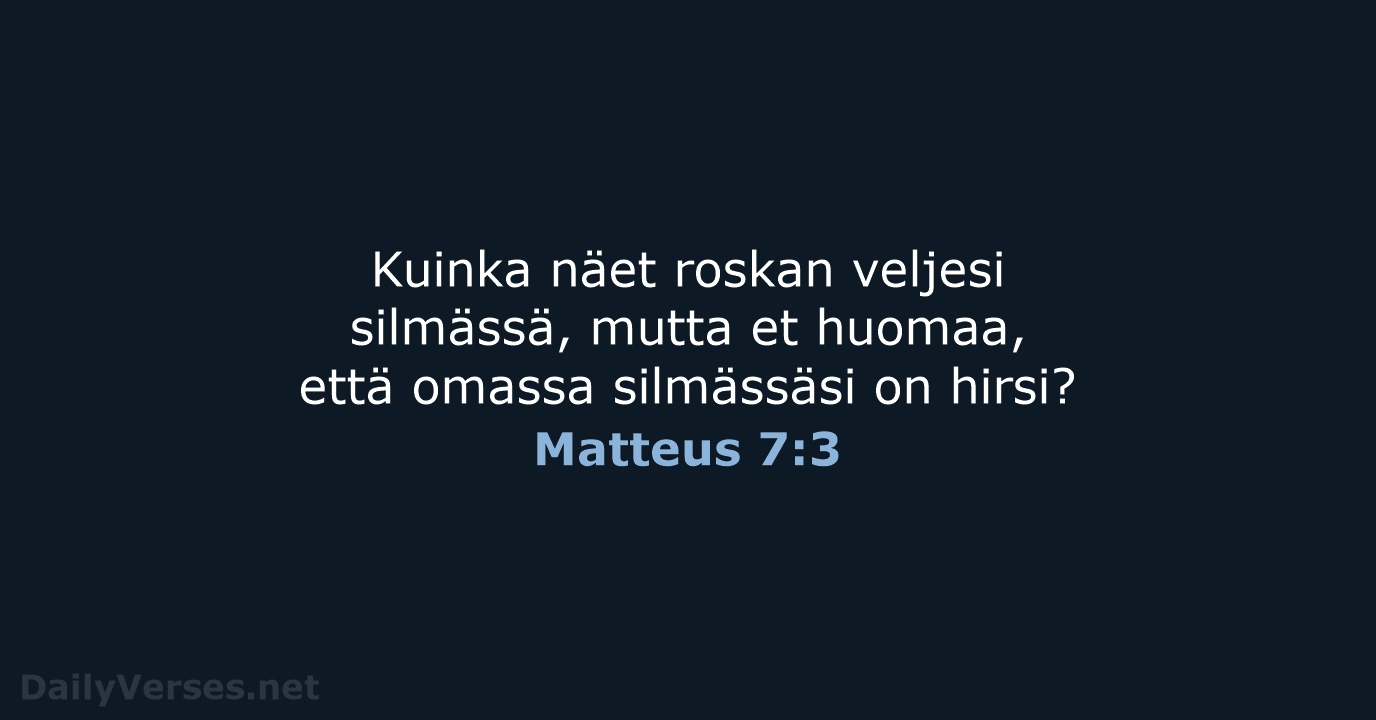 Matteus 7:3 - KR92