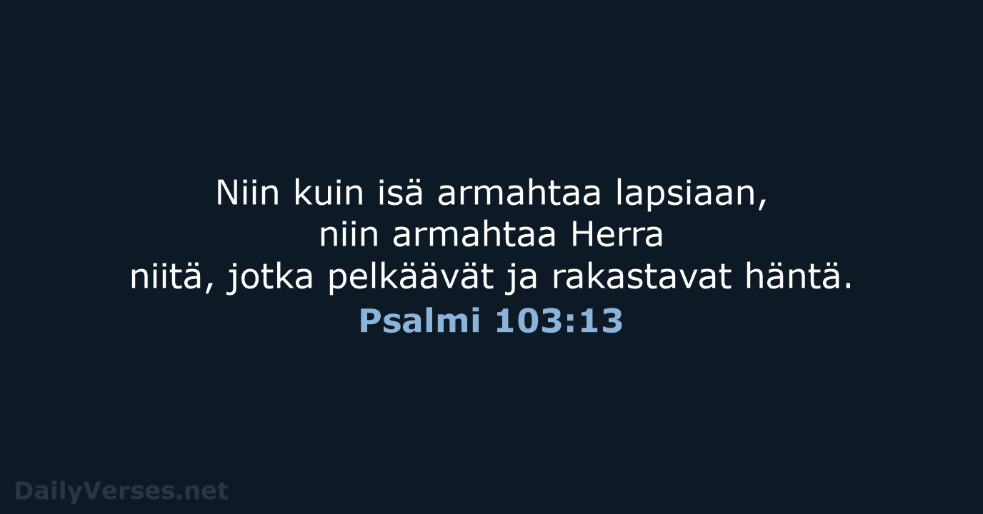 Psalmi 103:13 - KR92