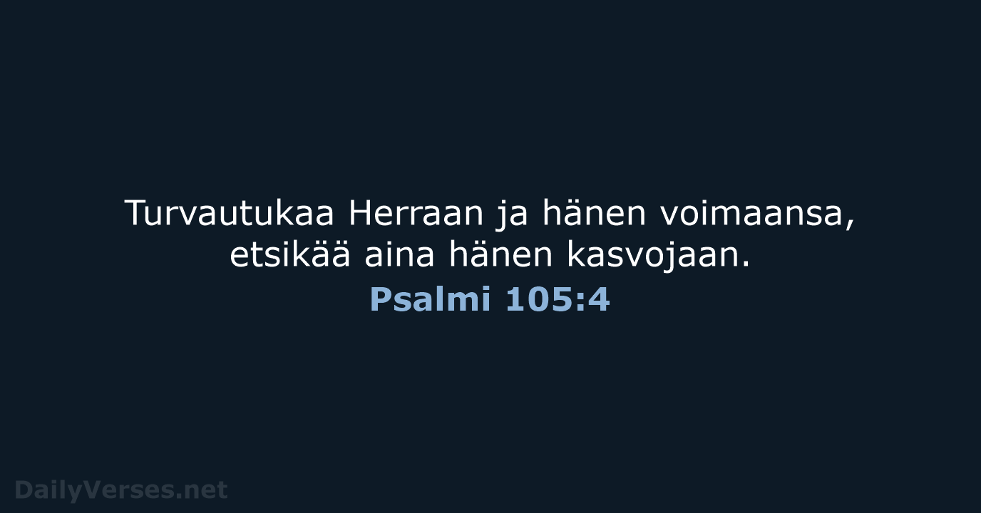 Psalmi 105:4 - KR92