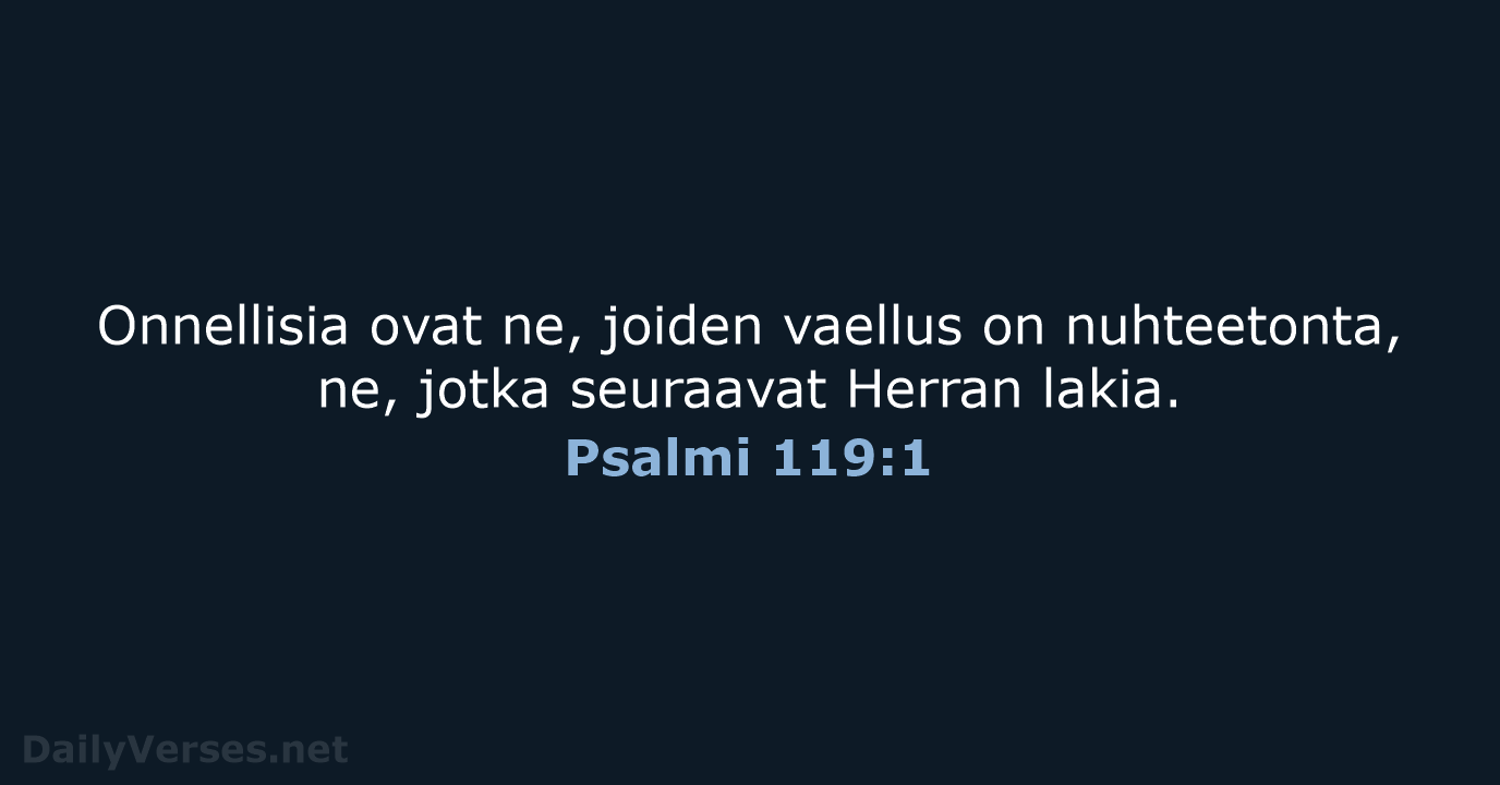 Psalmi 119:1 - KR92