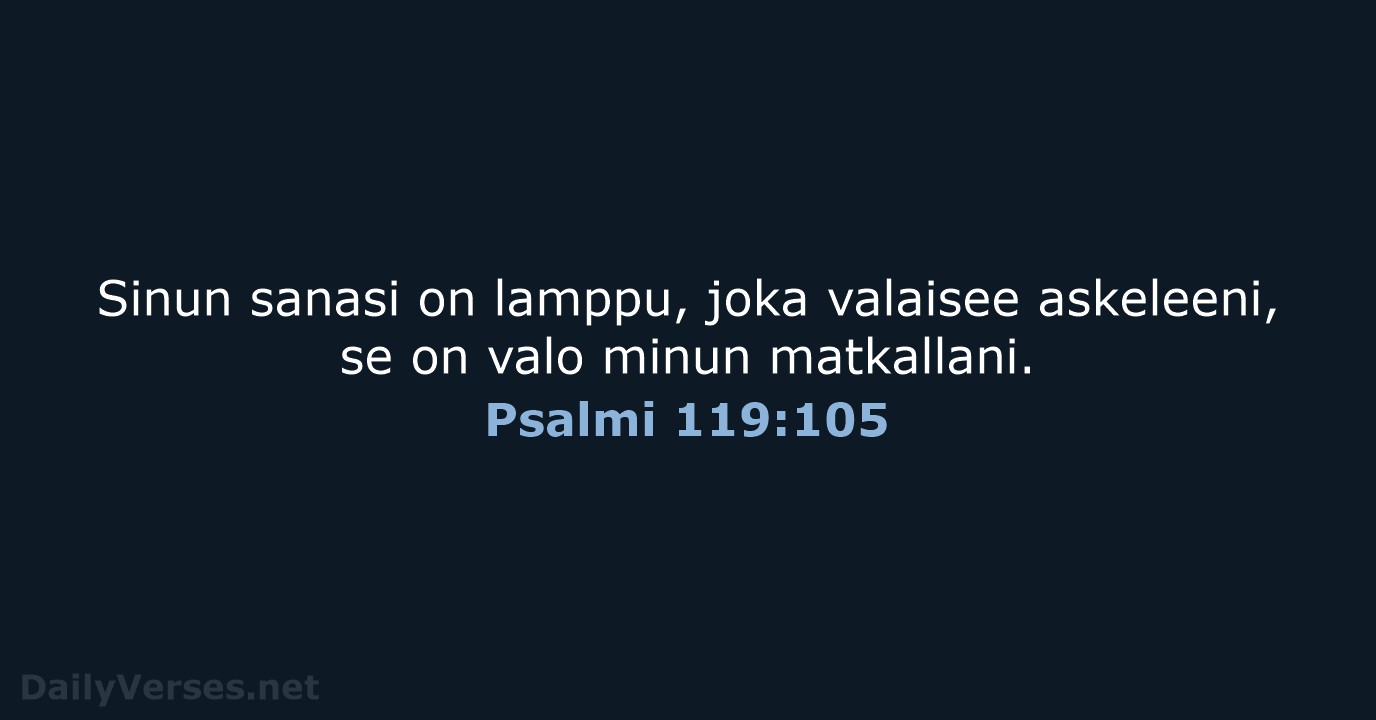 Psalmi 119:105 - KR92
