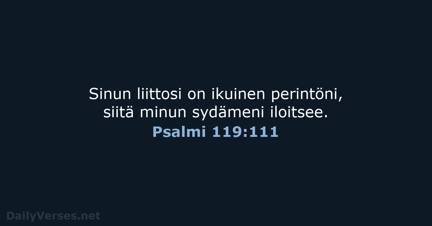 Psalmi 119:111 - KR92