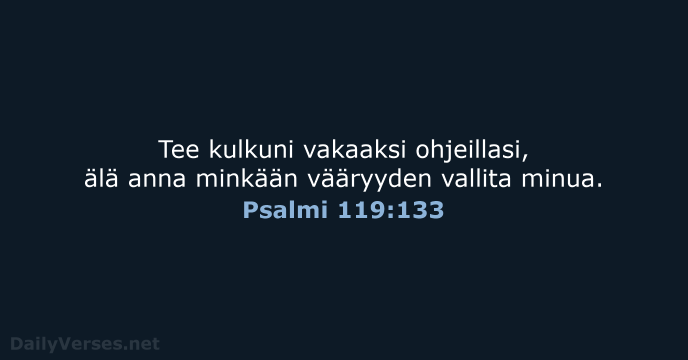 Psalmi 119:133 - KR92