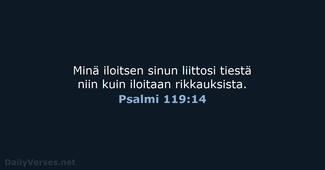 Psalmi 119:14 - KR92