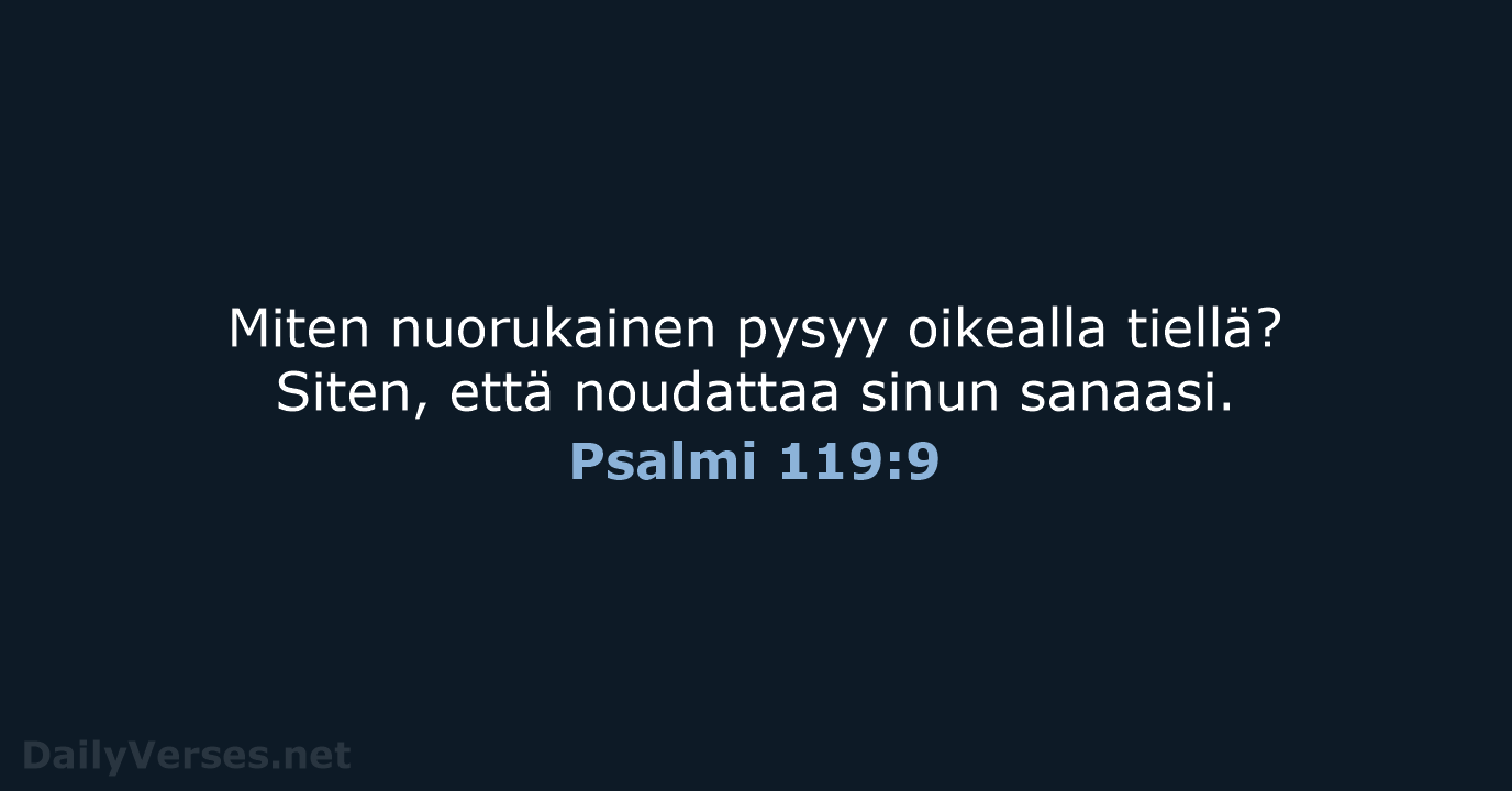 Psalmi 119:9 - KR92