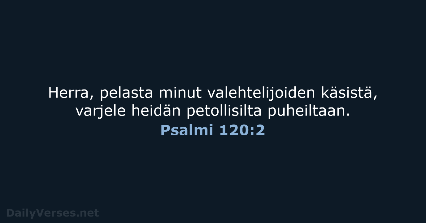 Psalmi 120:2 - KR92