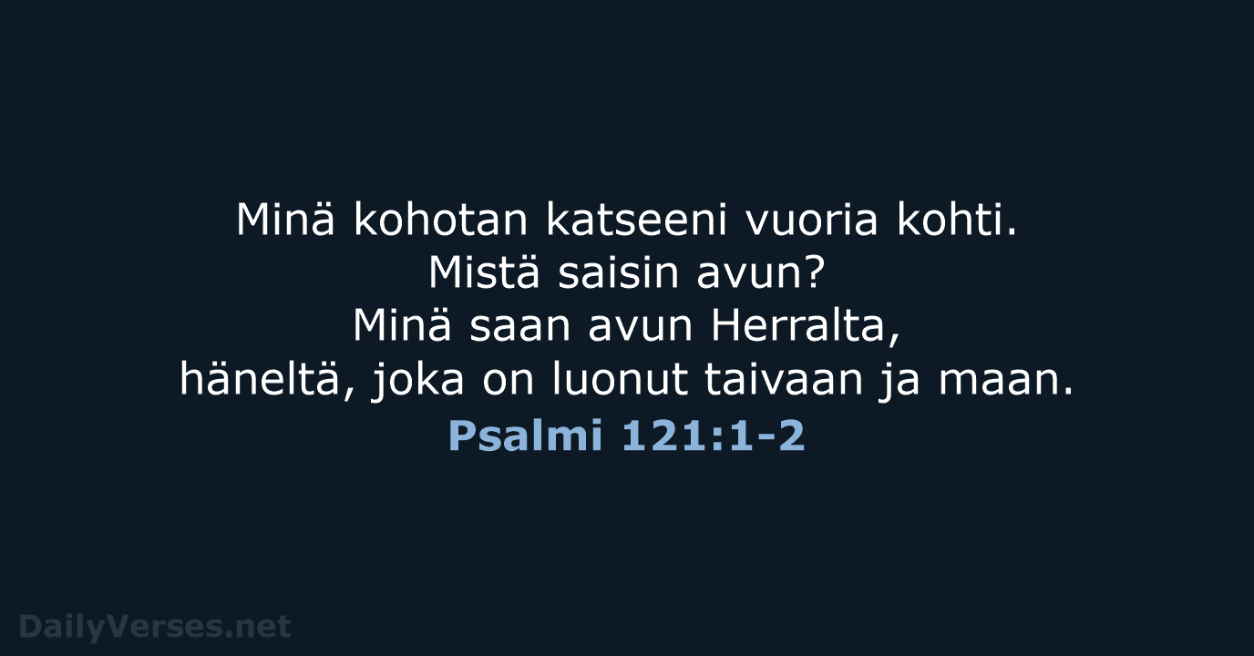 Psalmi 121:1-2 - KR92