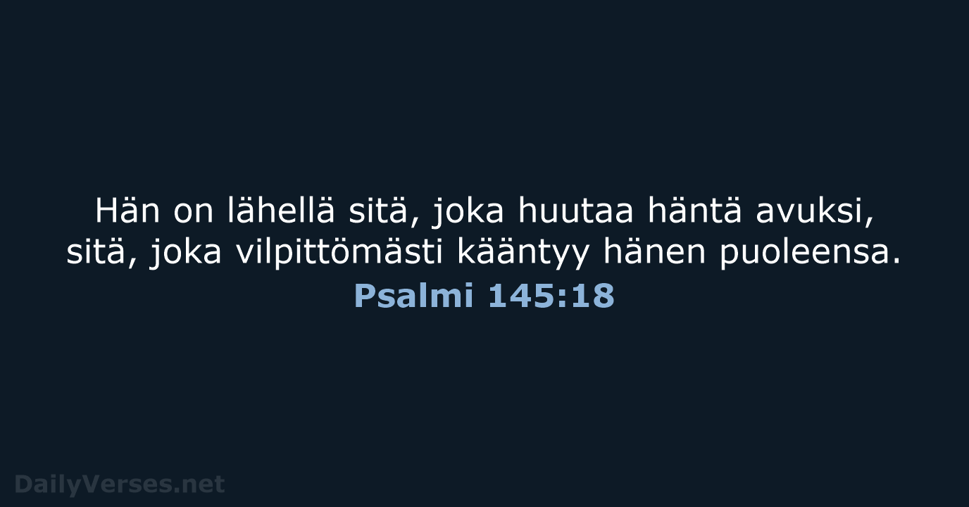 Psalmi 145:18 - KR92