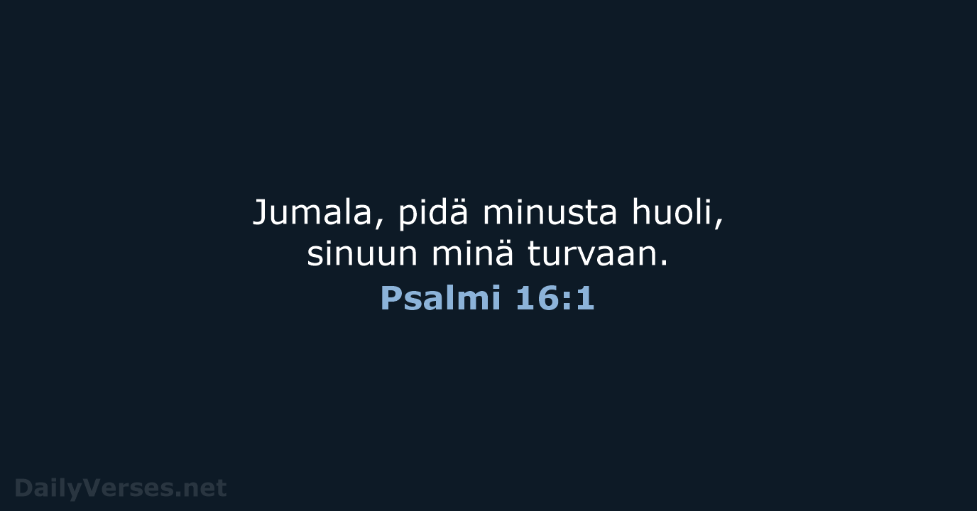 Psalmi 16:1 - KR92