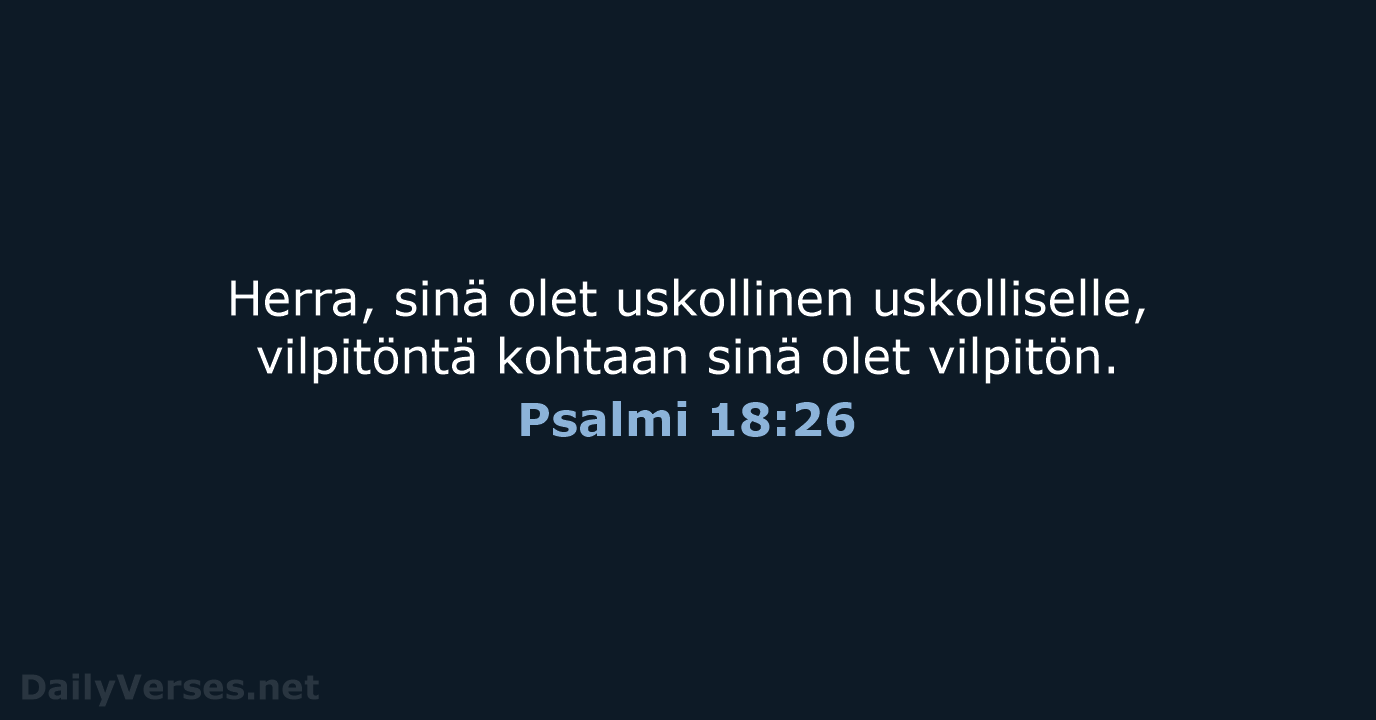 Psalmi 18:26 - KR92