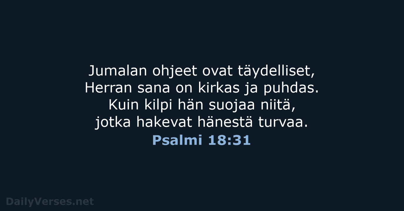 Psalmi 18:31 - KR92