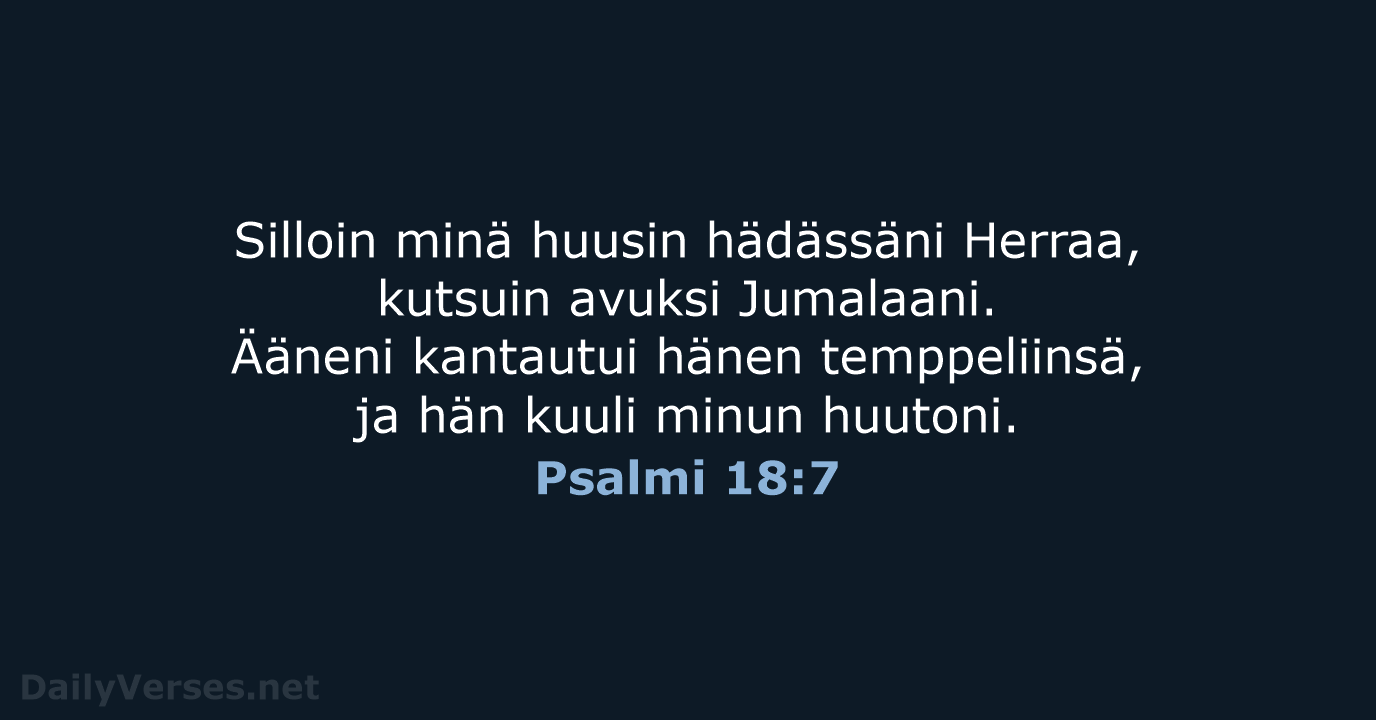 Psalmi 18:7 - KR92