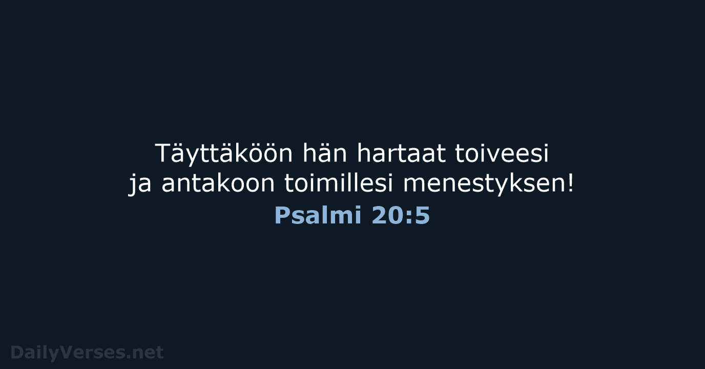 Psalmi 20:5 - KR92