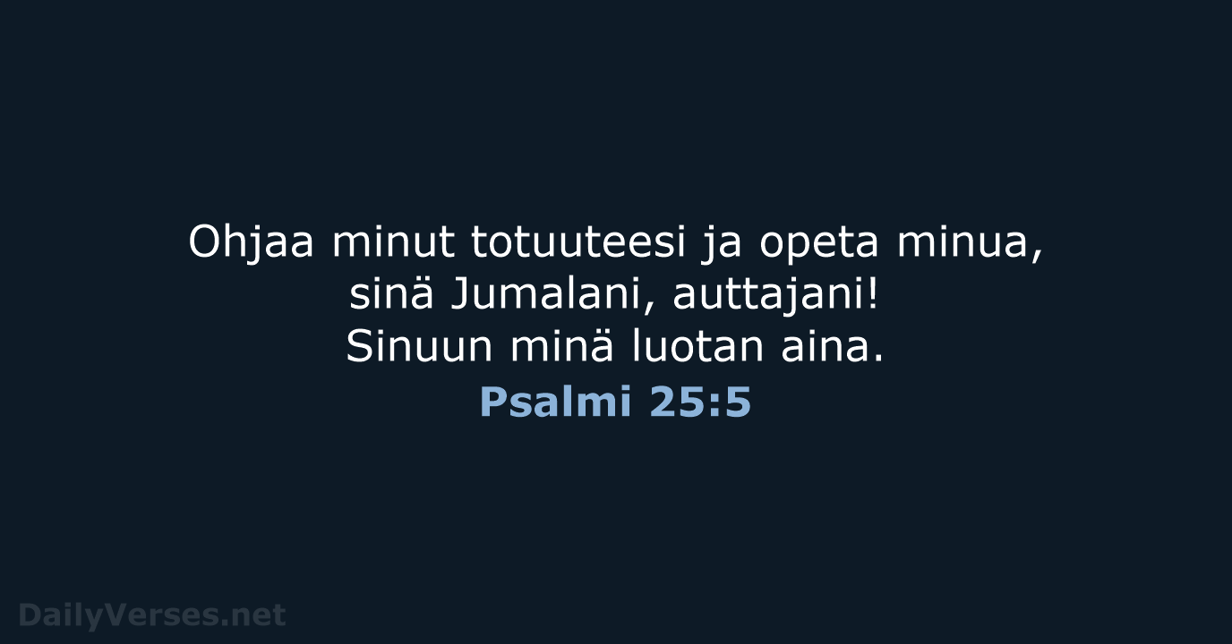 Psalmi 25:5 - KR92