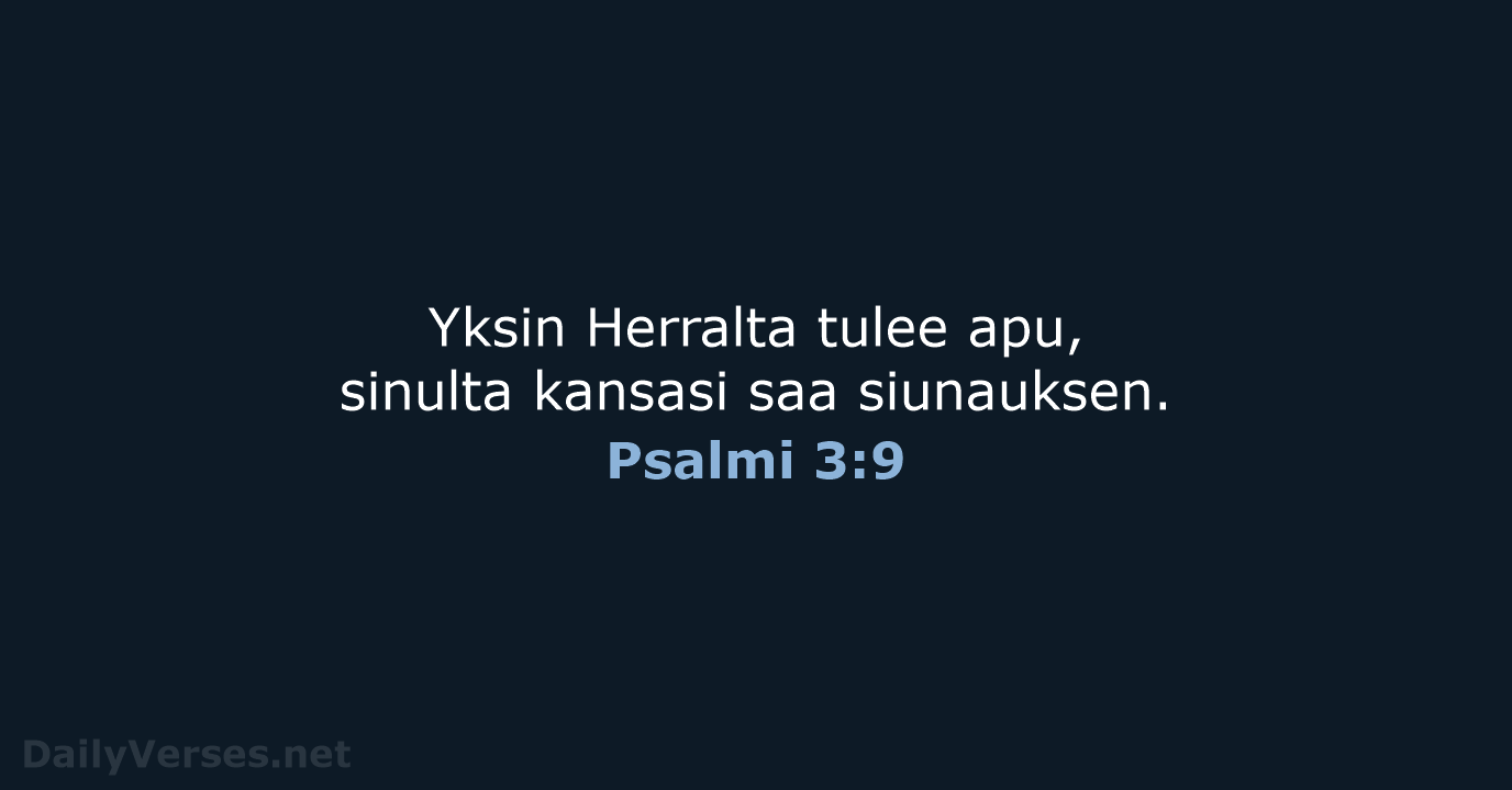 Psalmi 3:9 - KR92