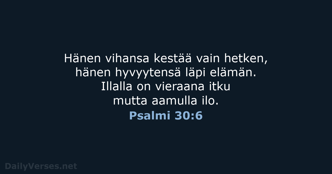 Psalmi 30:6 - KR92