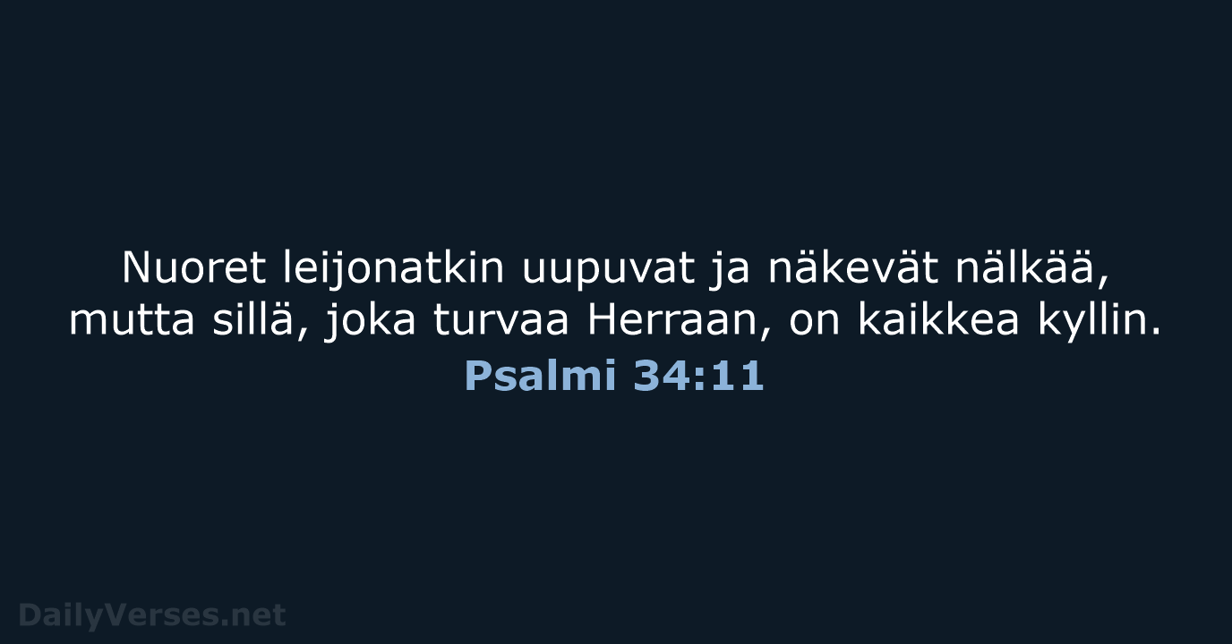 Psalmi 34:11 - KR92