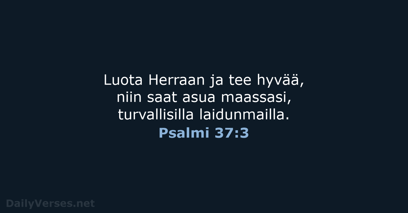 Psalmi 37:3 - KR92