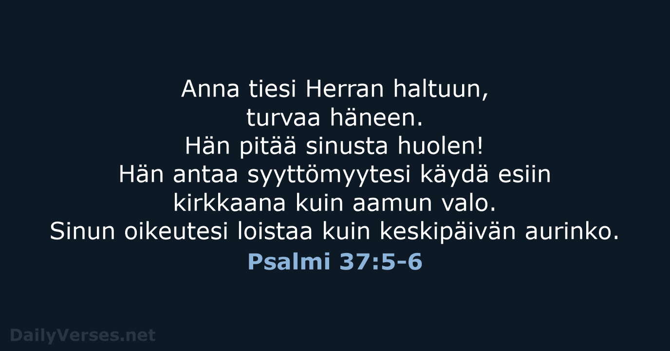 Psalmi 37:5-6 - KR92
