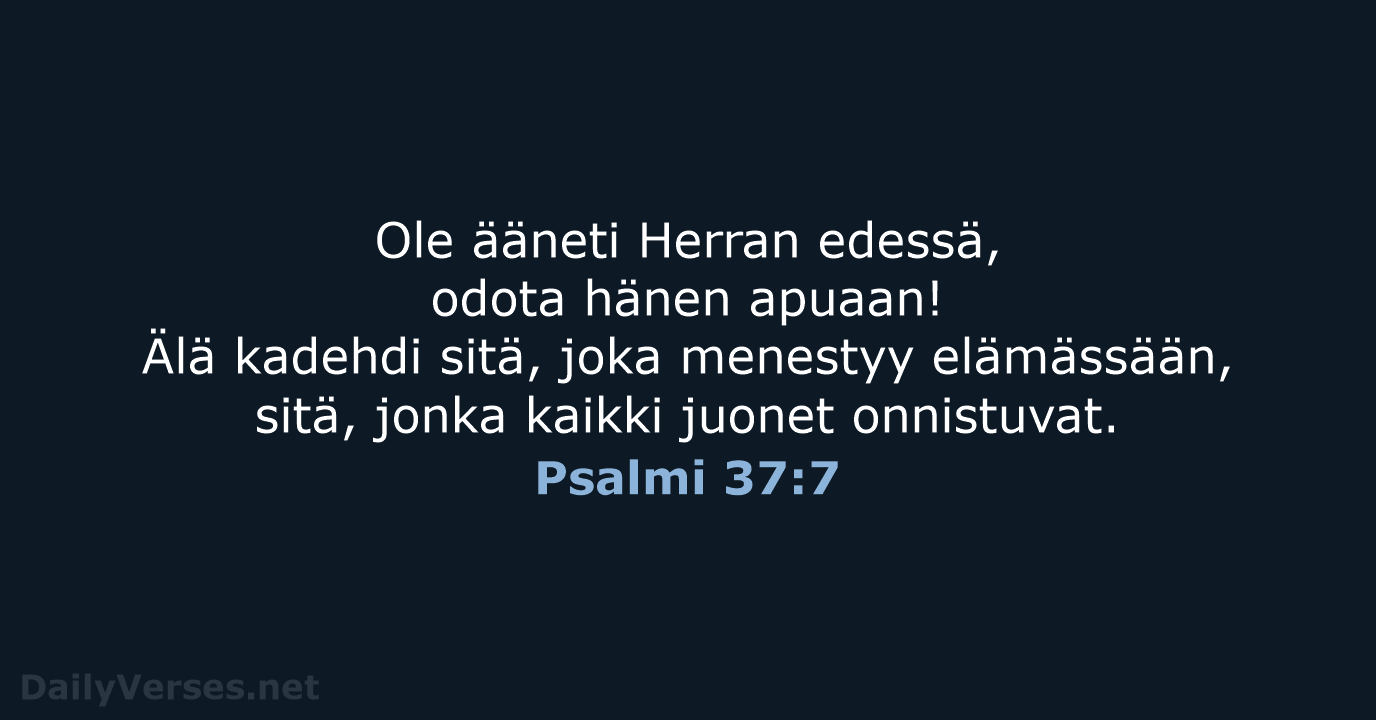 Psalmi 37:7 - KR92