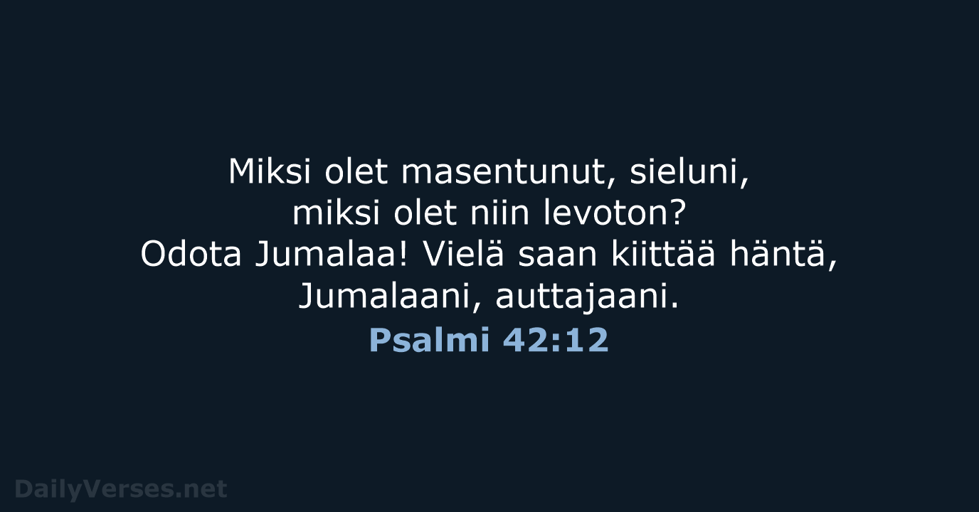 Psalmi 42:12 - KR92