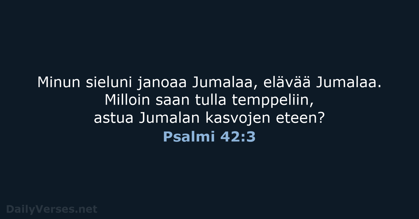 Psalmi 42:3 - KR92