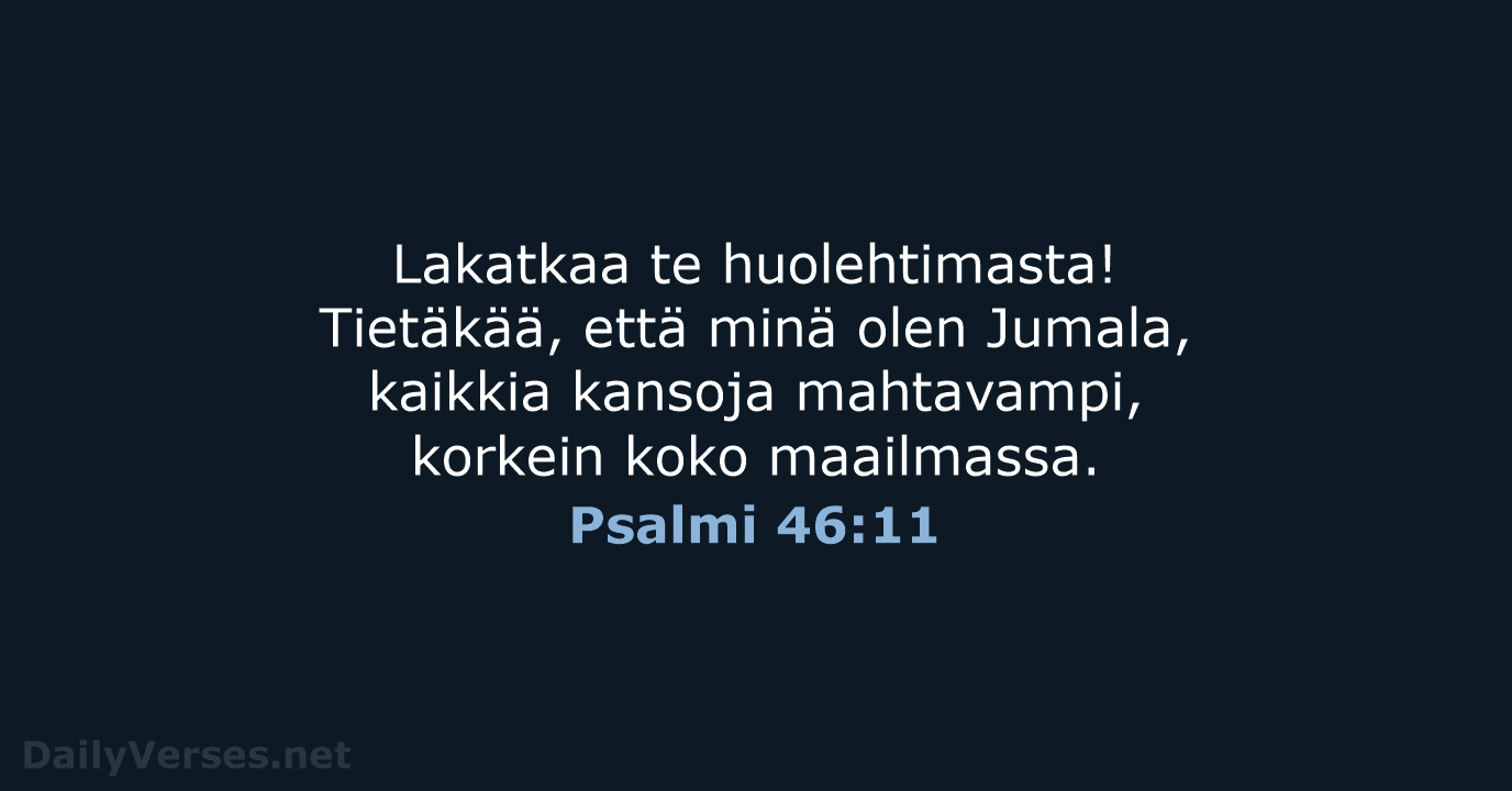 Psalmi 46:11 - KR92