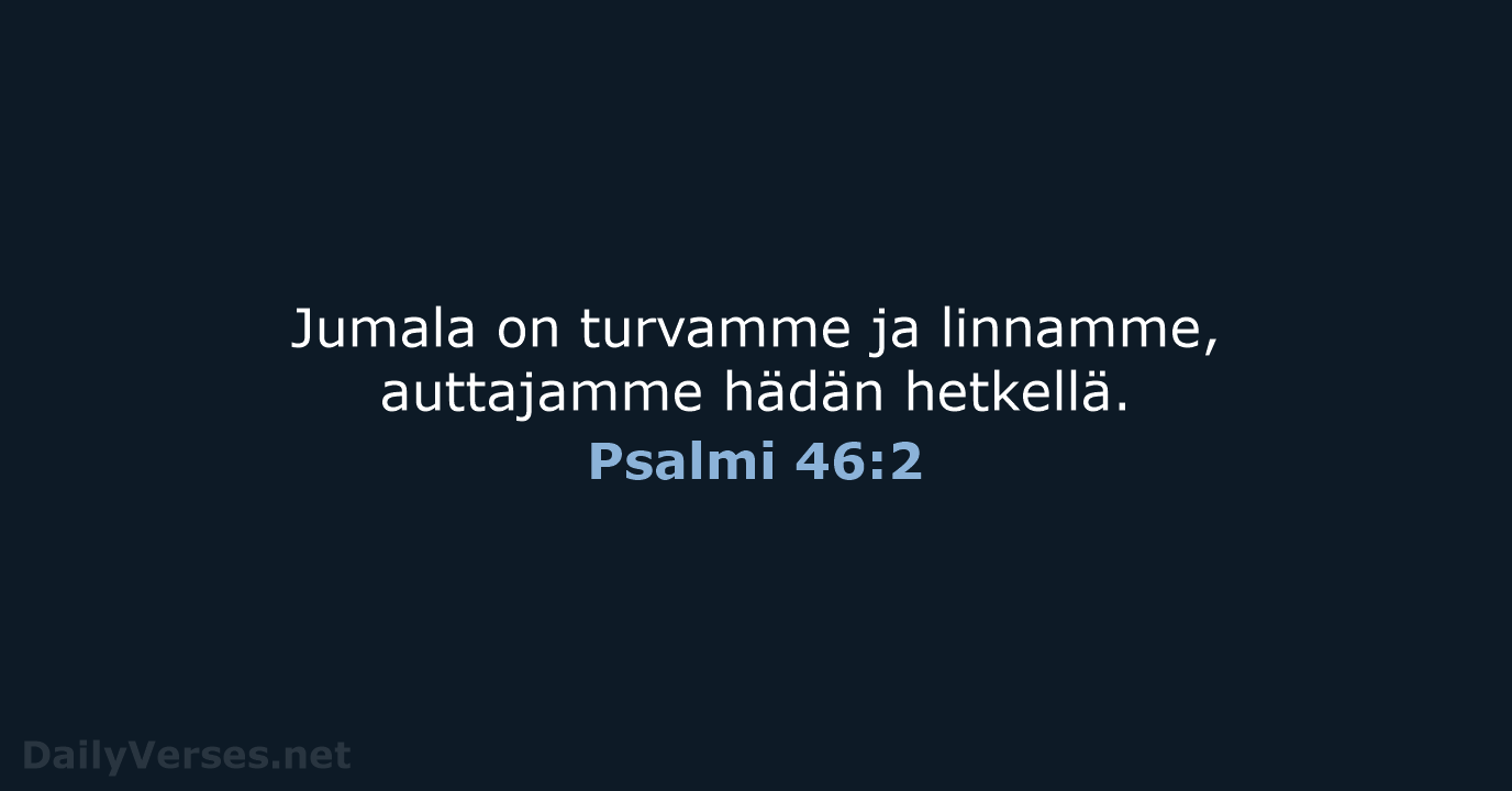Psalmi 46:2 - KR92