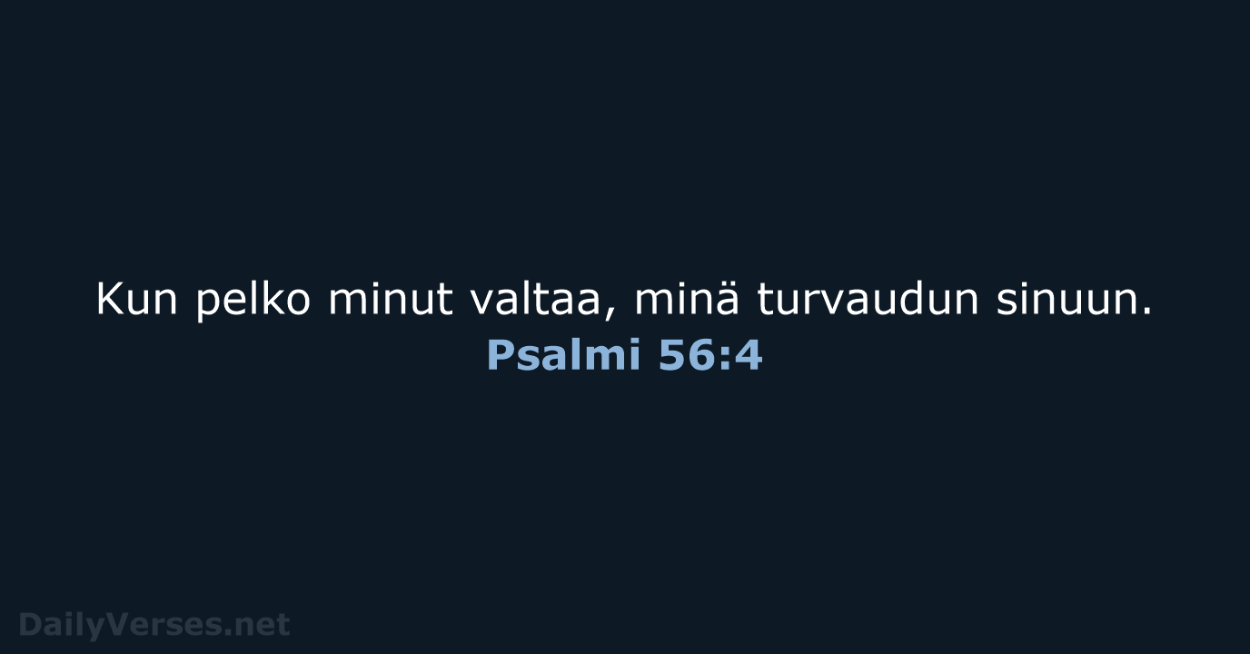 Psalmi 56:4 - KR92