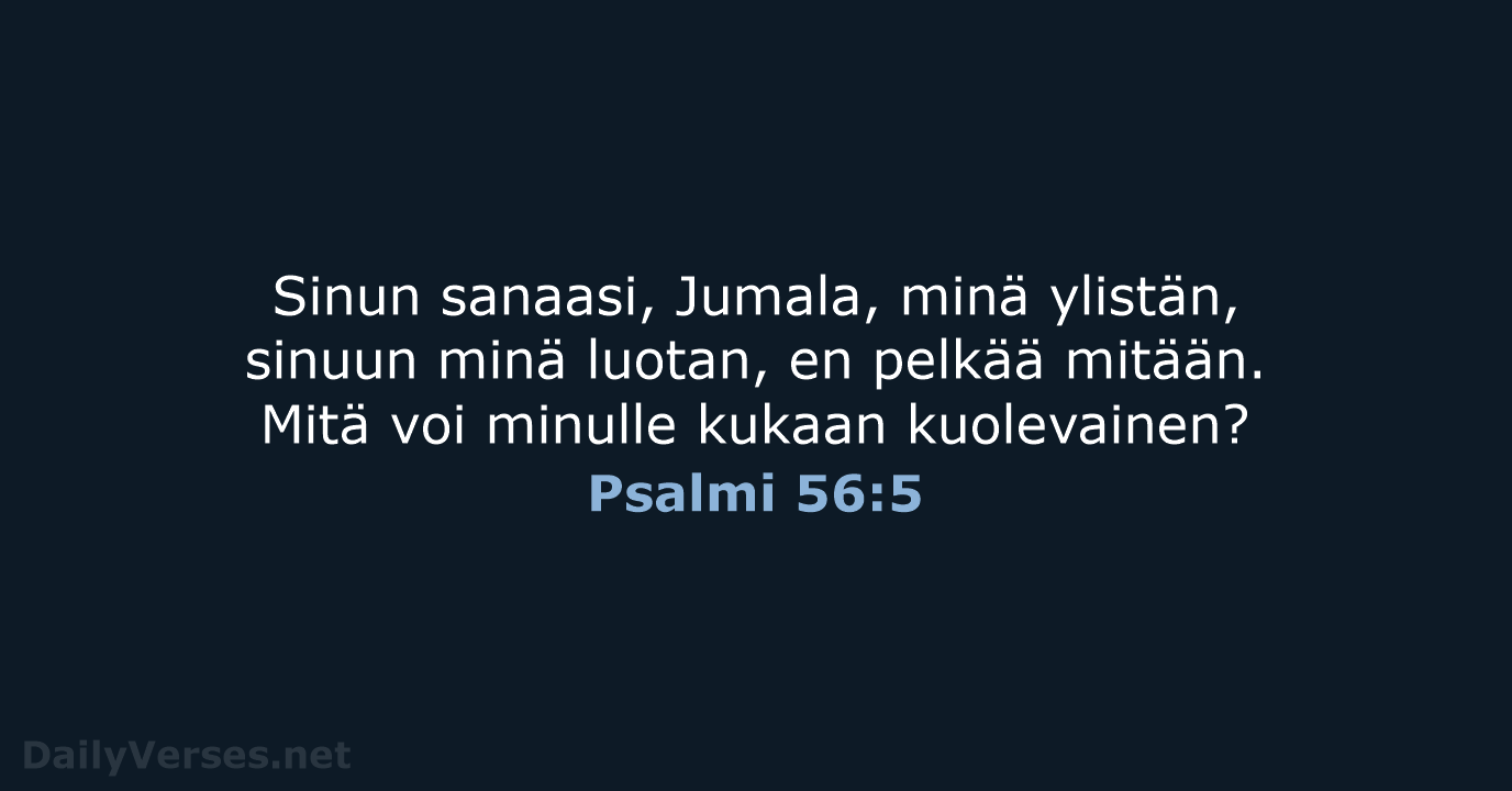 Psalmi 56:5 - KR92