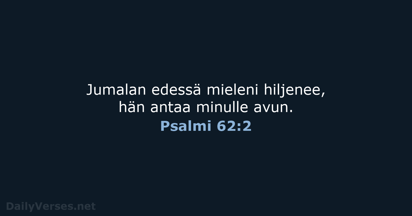 Psalmi 62:2 - KR92