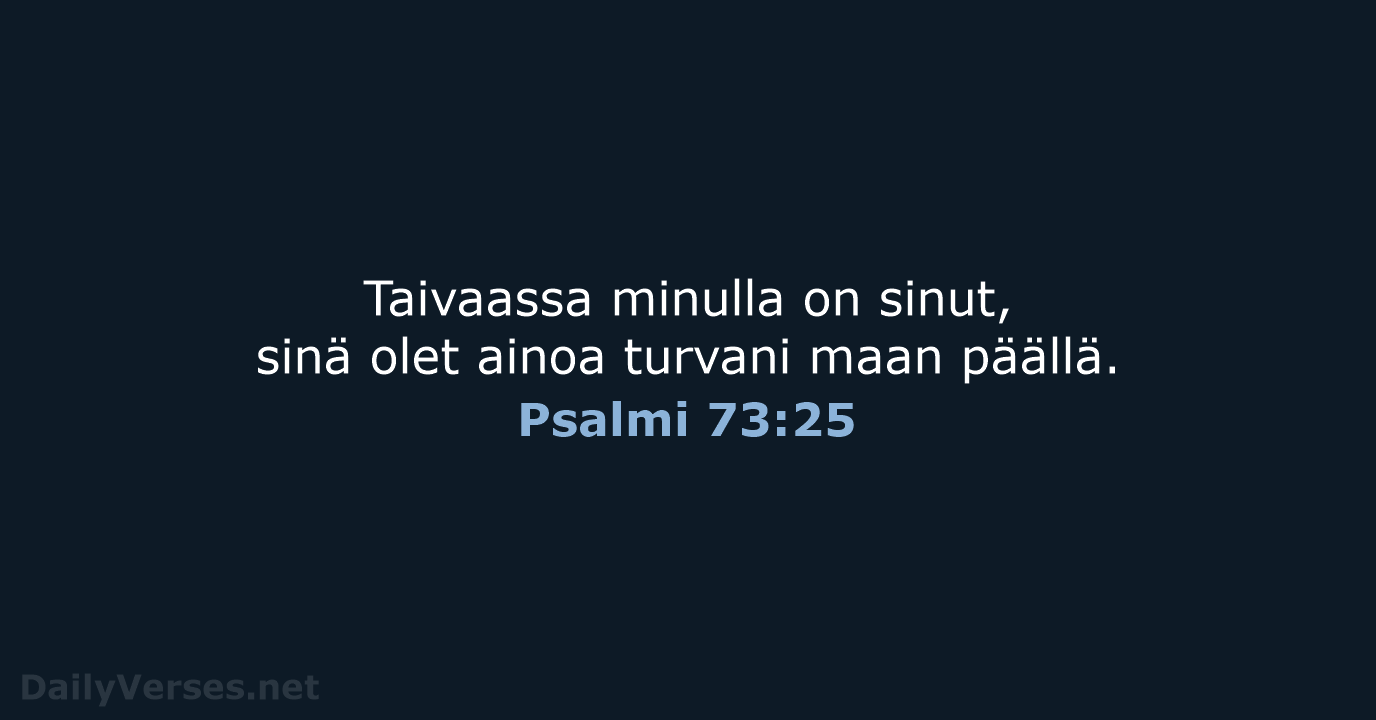 Psalmi 73:25 - KR92