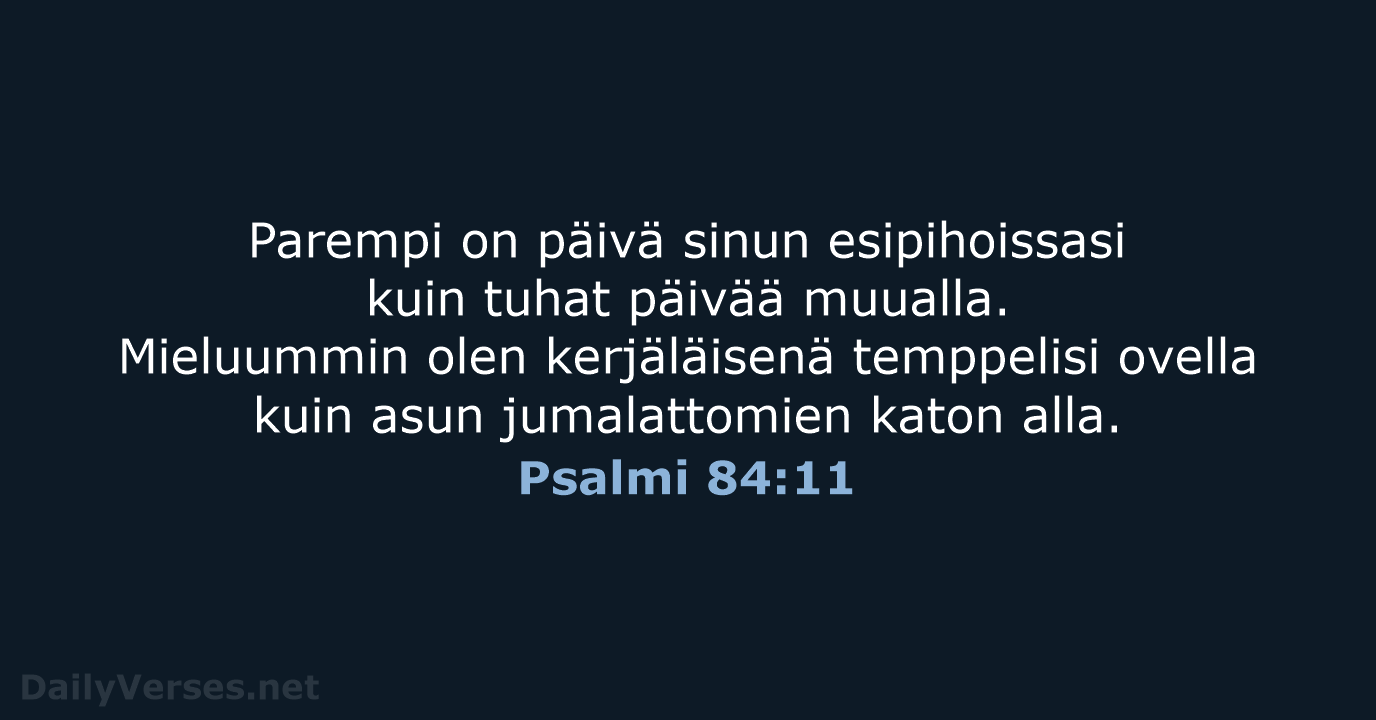 Psalmi 84:11 - KR92
