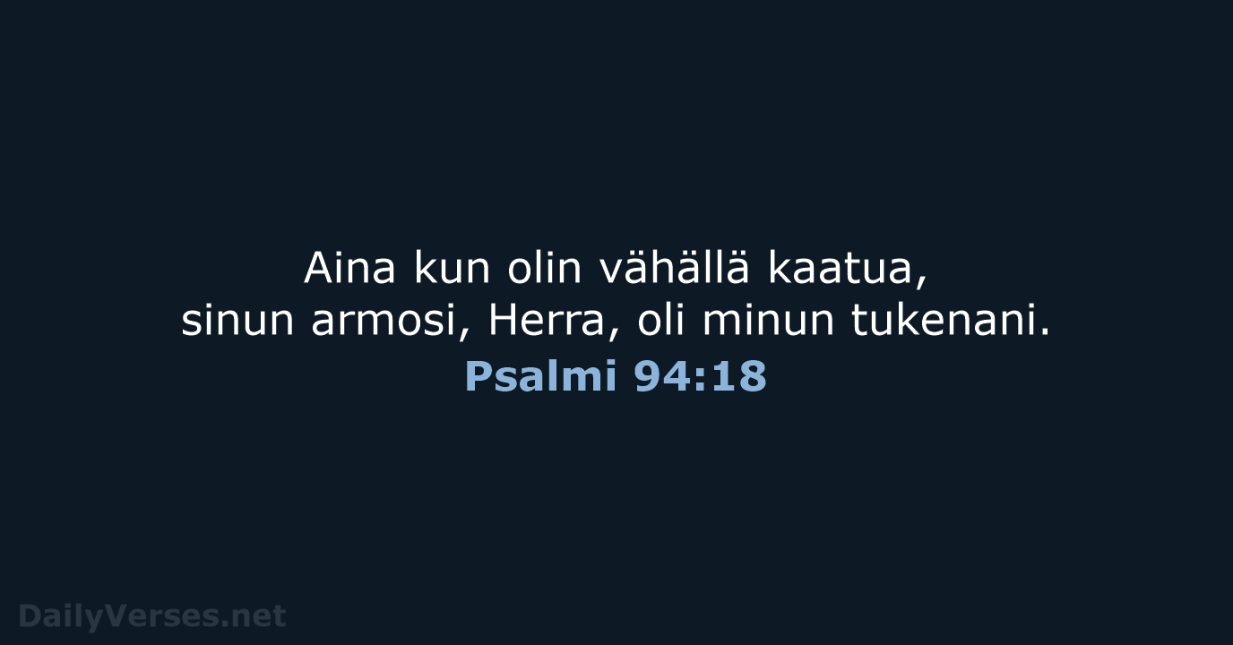 Psalmi 94:18 - KR92