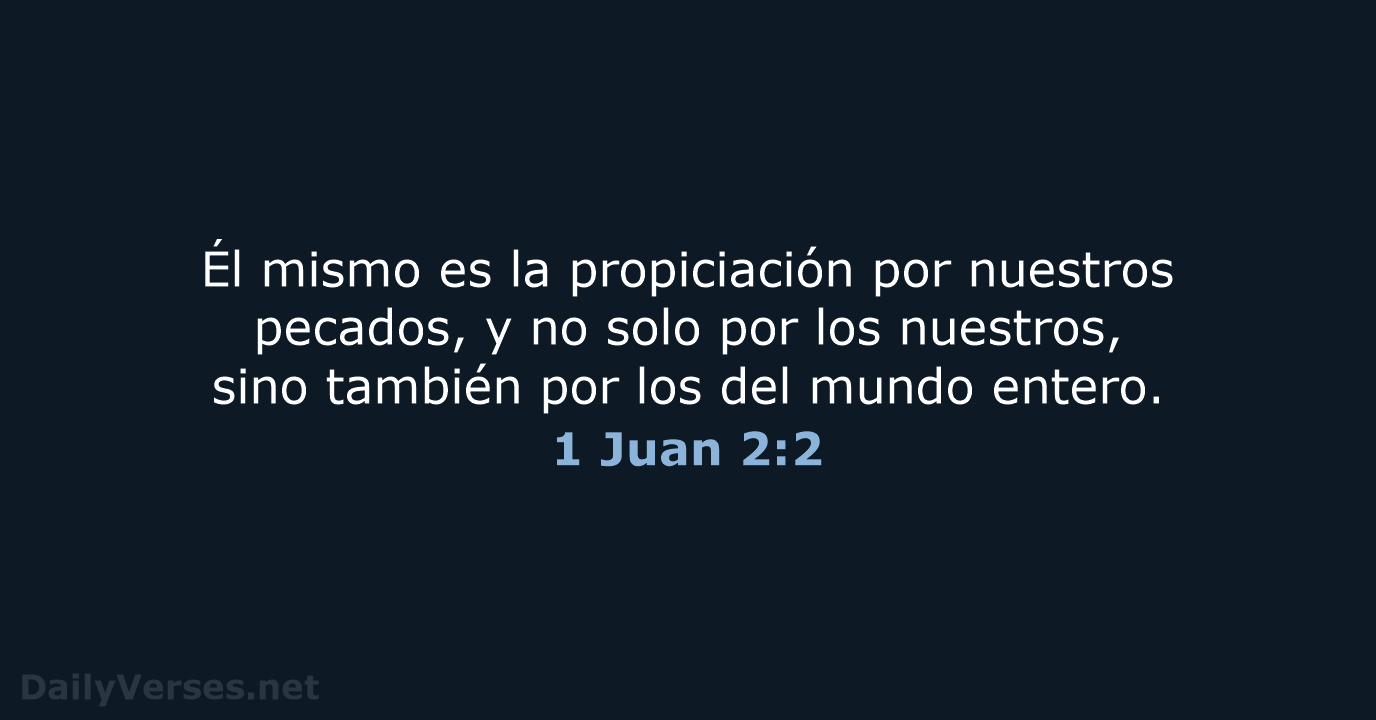 1 Juan 2:2 - LBLA