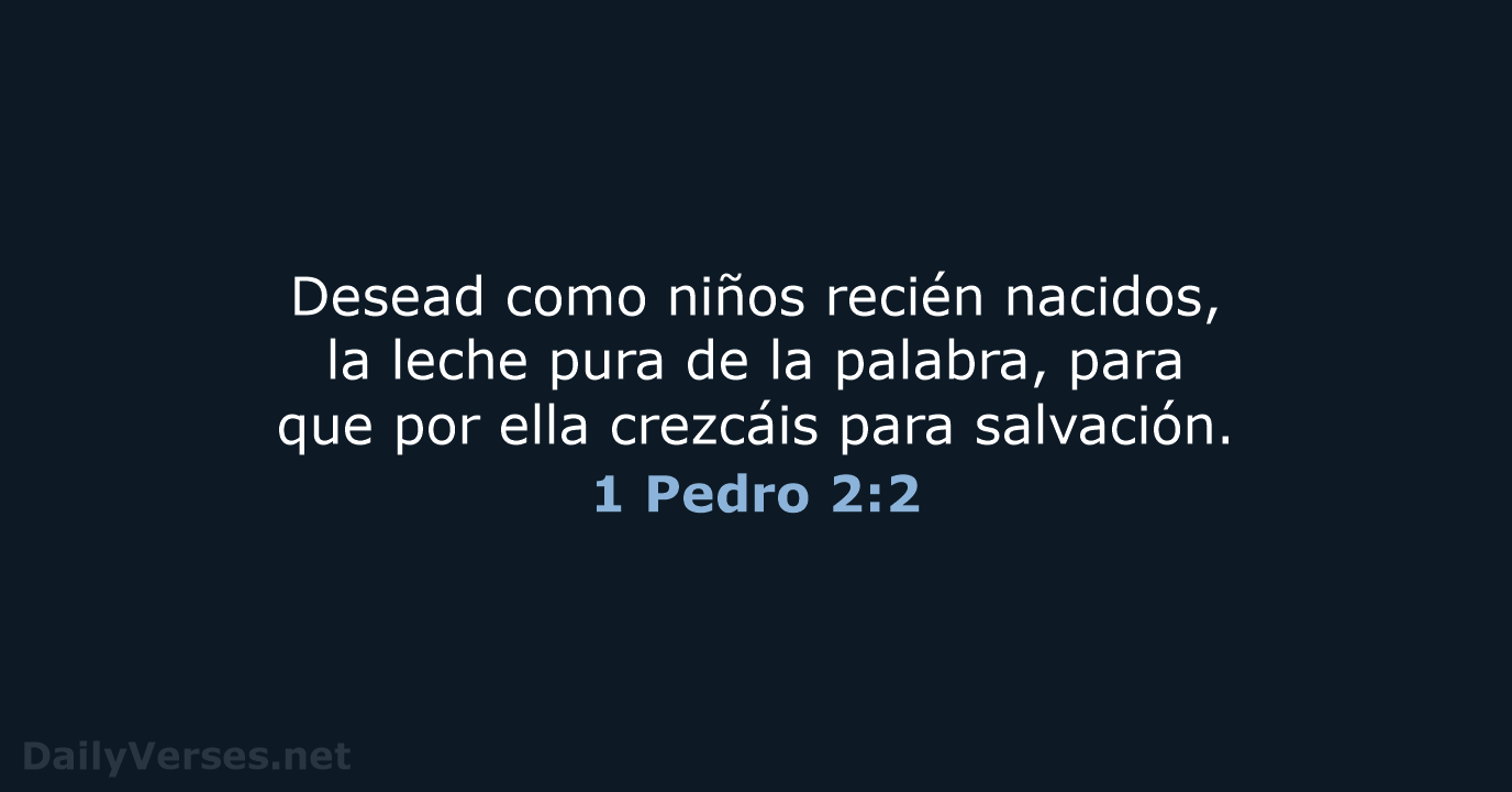 1 Pedro 2:2 - LBLA