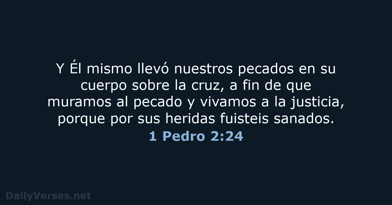 1 Pedro 2:24 - LBLA
