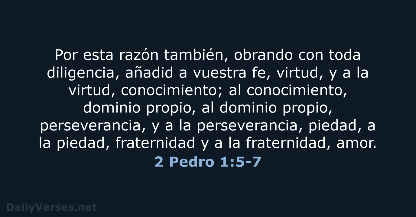 22 De Enero De 2019 Vers culo De La Biblia Del D a LBLA 2 Pedro 1 