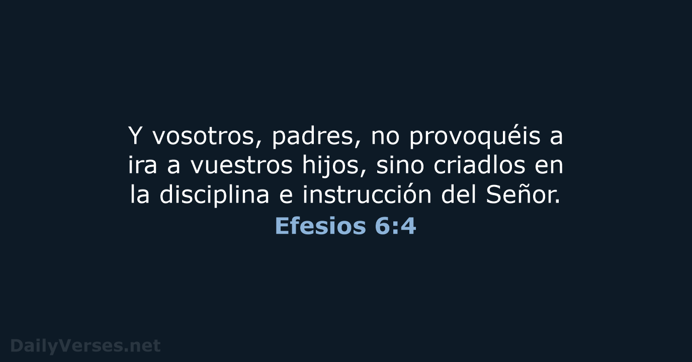 Efesios 6:4 - LBLA